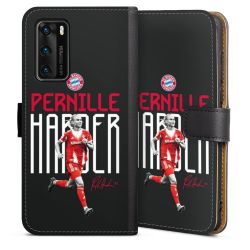 Sideflip mit langer Lasche schwarz