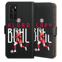 Sideflip mit langer Lasche schwarz