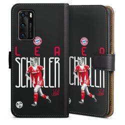 Sideflip mit langer Lasche schwarz