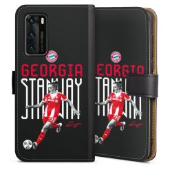 Sideflip mit langer Lasche schwarz