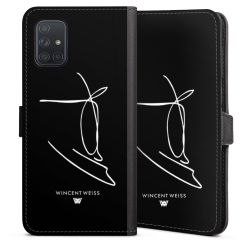 Sideflip mit Lasche schwarz