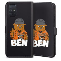 Sideflip mit Lasche schwarz