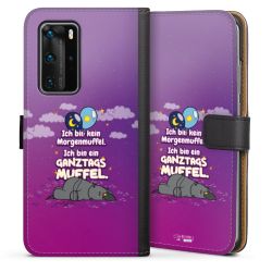 Sideflip mit langer Lasche schwarz