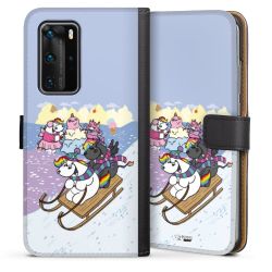 Sideflip mit langer Lasche schwarz