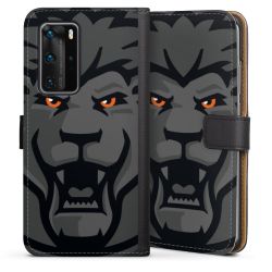 Sideflip mit langer Lasche schwarz