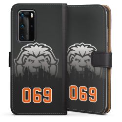 Sideflip mit langer Lasche schwarz