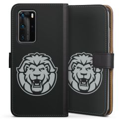 Sideflip mit langer Lasche schwarz