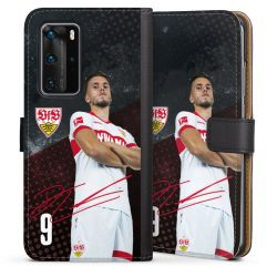 Sideflip mit langer Lasche schwarz