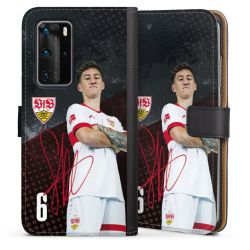 Sideflip mit langer Lasche schwarz