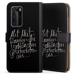 Sideflip mit langer Lasche schwarz