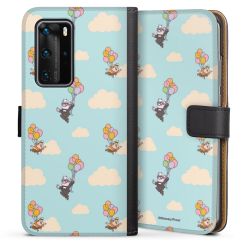 Sideflip mit langer Lasche schwarz