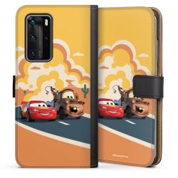 Sideflip mit langer Lasche schwarz