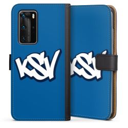 Sideflip mit langer Lasche schwarz