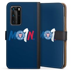 Sideflip mit langer Lasche schwarz