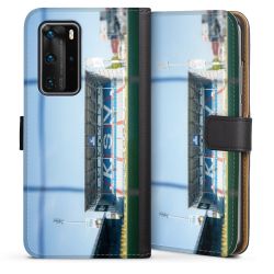 Sideflip mit langer Lasche schwarz