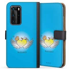 Sideflip mit langer Lasche schwarz