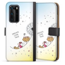 Sideflip mit langer Lasche schwarz