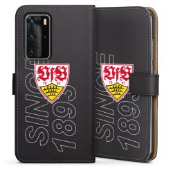 Sideflip mit langer Lasche schwarz