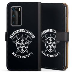 Sideflip mit langer Lasche schwarz