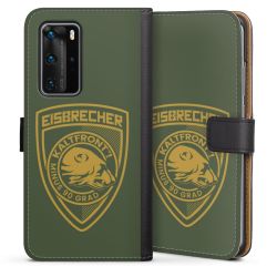 Sideflip mit langer Lasche schwarz