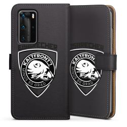 Sideflip mit langer Lasche schwarz