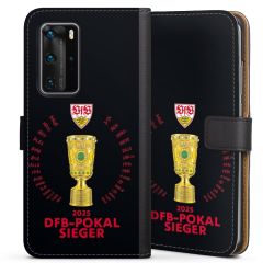 Sideflip mit langer Lasche schwarz