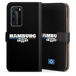 Sideflip mit langer Lasche schwarz