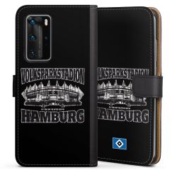 Sideflip mit langer Lasche schwarz