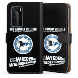 Sideflip mit langer Lasche schwarz