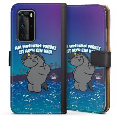 Sideflip mit langer Lasche schwarz