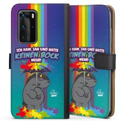 Sideflip mit langer Lasche schwarz