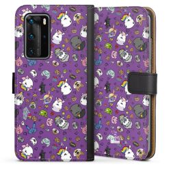 Sideflip mit langer Lasche schwarz