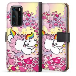 Sideflip mit langer Lasche schwarz