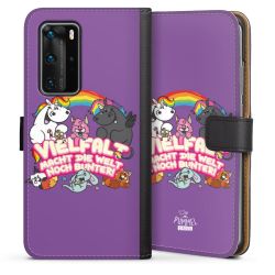 Sideflip mit langer Lasche schwarz