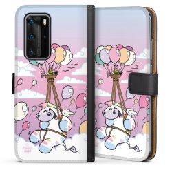 Sideflip mit langer Lasche schwarz