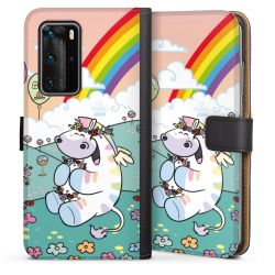 Sideflip mit langer Lasche schwarz