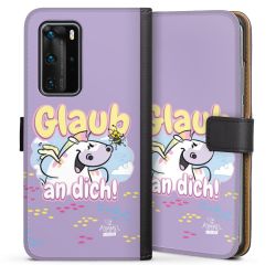 Sideflip mit langer Lasche schwarz