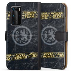 Sideflip mit langer Lasche schwarz