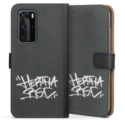 Sideflip mit langer Lasche schwarz