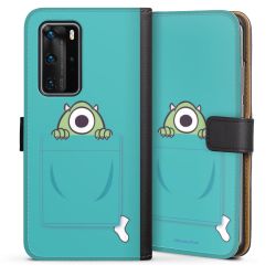 Sideflip mit langer Lasche schwarz