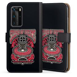 Sideflip mit langer Lasche schwarz