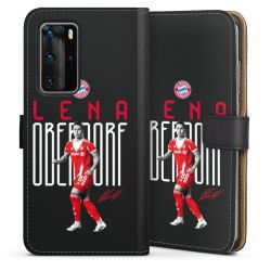 Sideflip mit langer Lasche schwarz