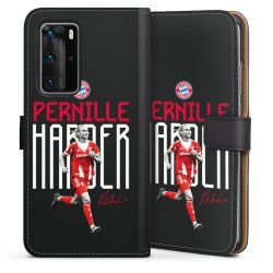 Sideflip mit langer Lasche schwarz