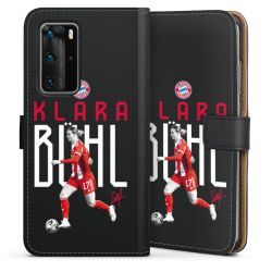 Sideflip mit langer Lasche schwarz