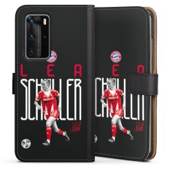 Sideflip mit langer Lasche schwarz