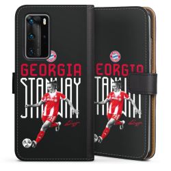 Sideflip mit langer Lasche schwarz