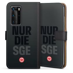 Sideflip mit langer Lasche schwarz