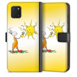 Sideflip mit langer Lasche schwarz