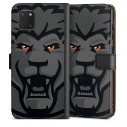 Sideflip mit langer Lasche schwarz