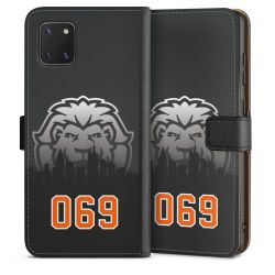 Sideflip mit langer Lasche schwarz